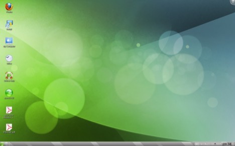 KDE 4.5.2 attività Folder View